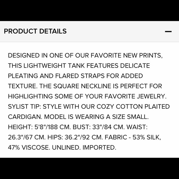 NOT FOR SALE NWT Nicole Miller Jakarta Print Pleated Tank in Brown Multicolor - Picture 5 of 7